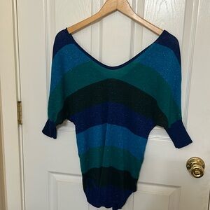 Express V neck dressy top